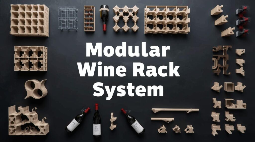 modular wine rack system
