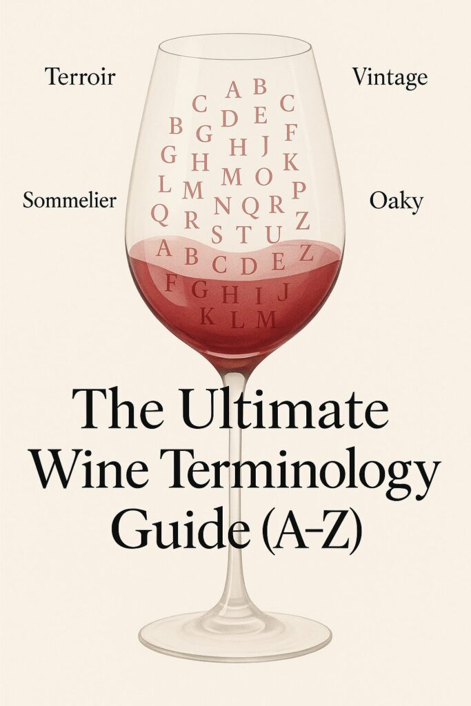 wine terminology guide