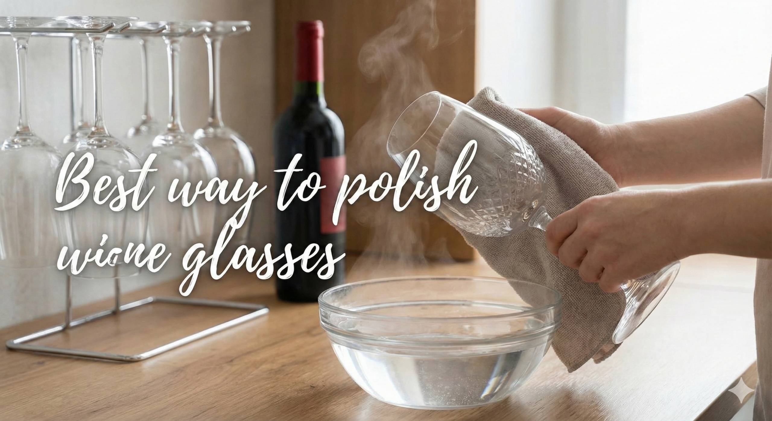 Best Way to Polish Wine Glasses
