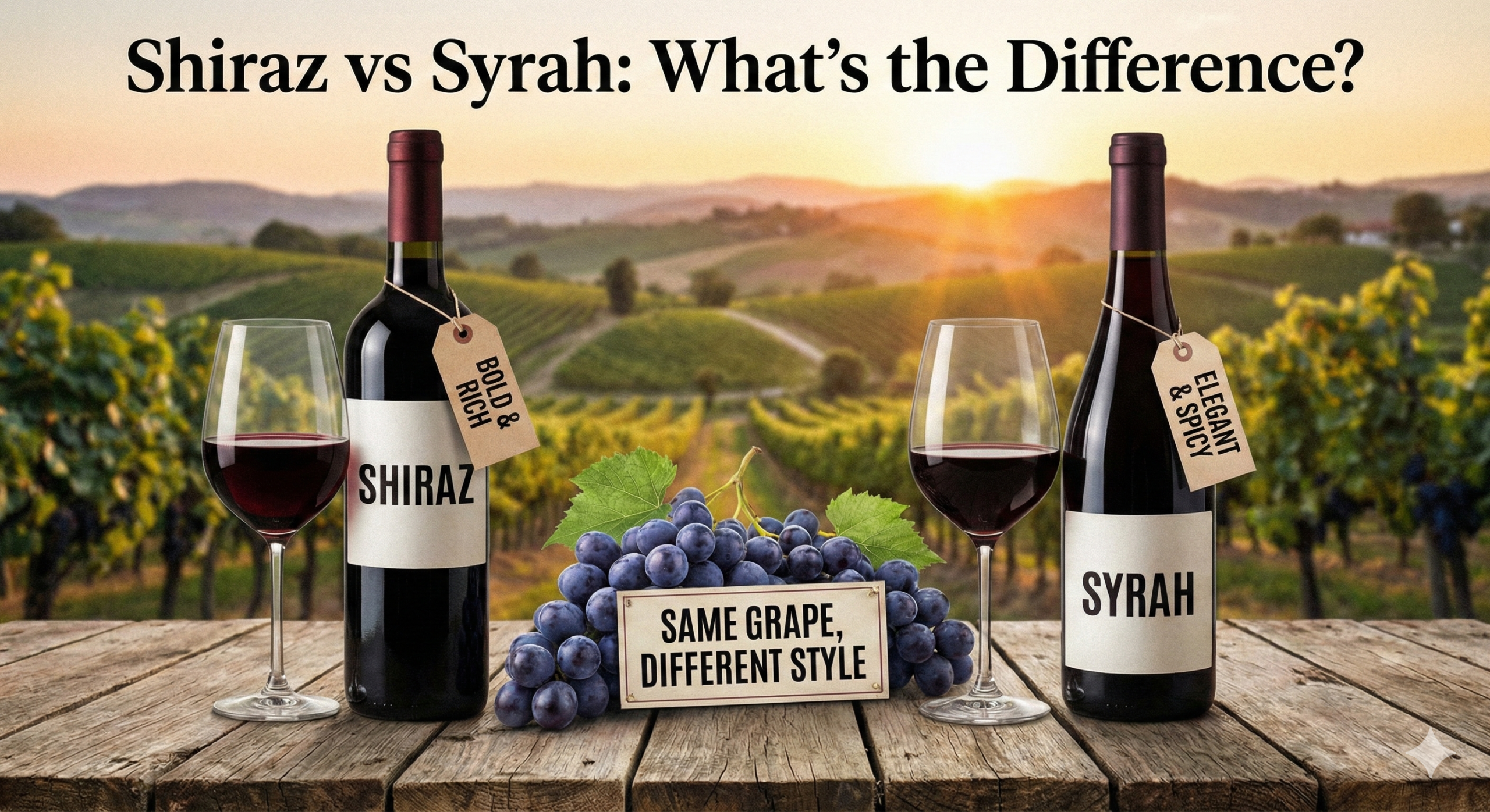 Pouring dark red wine into a glass