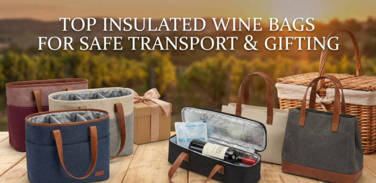 Top Insulated Wine Bags for Safe Transport & Gifting