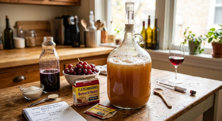 can you use bakers yeast to make wine