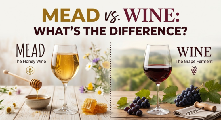 what is the difference between mead and wine