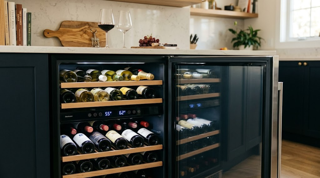  Dual Zone Compressor Wine Cooler